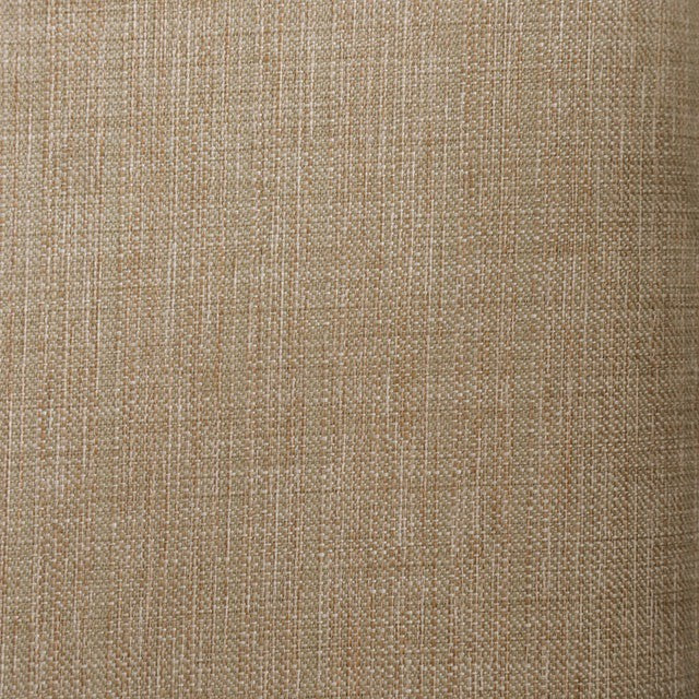 Jakarta Fabric Solid Wood Antique White Beige Bed