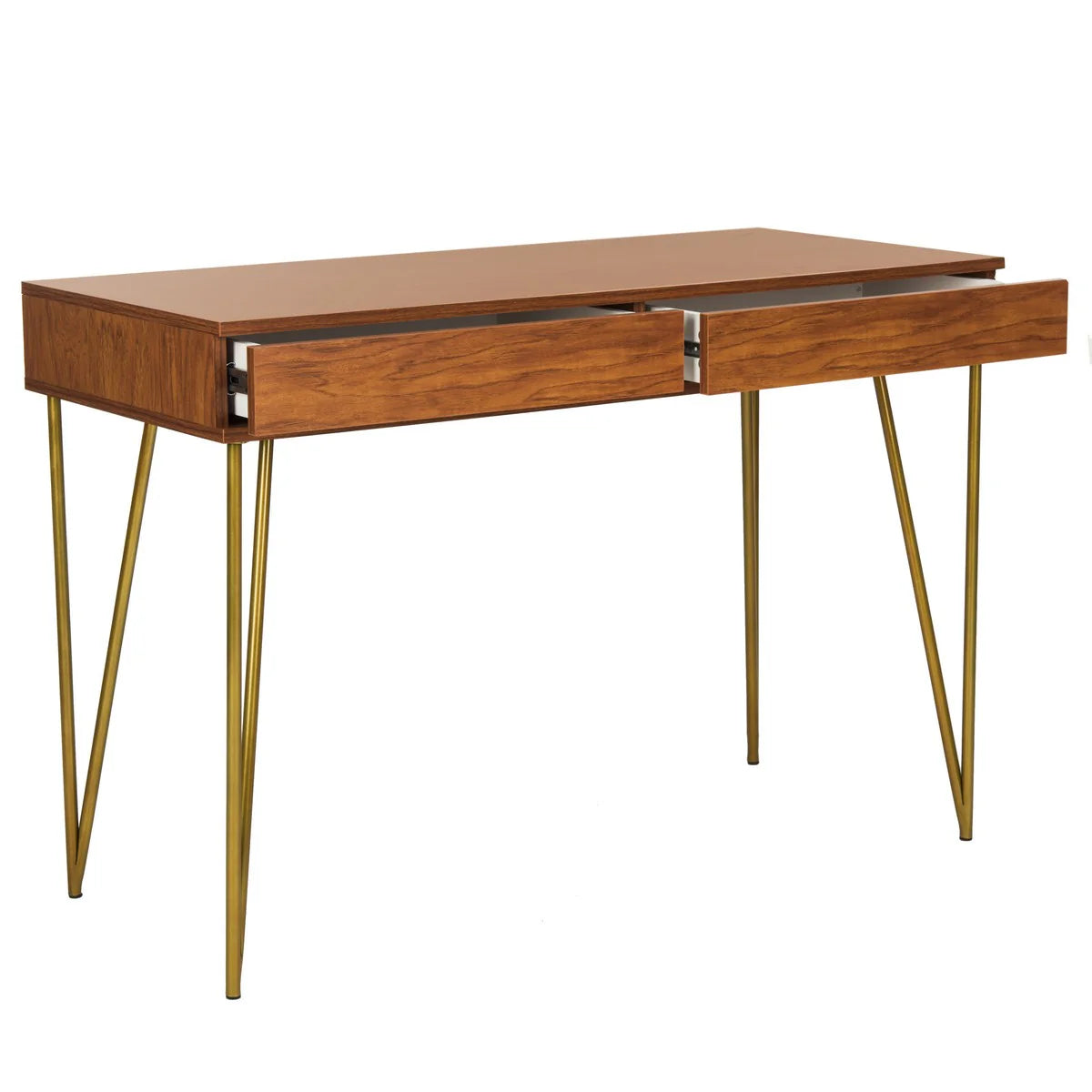 Pine Two-Drawer Desk - Functional and Stylish Workspace for Modern Home Offices