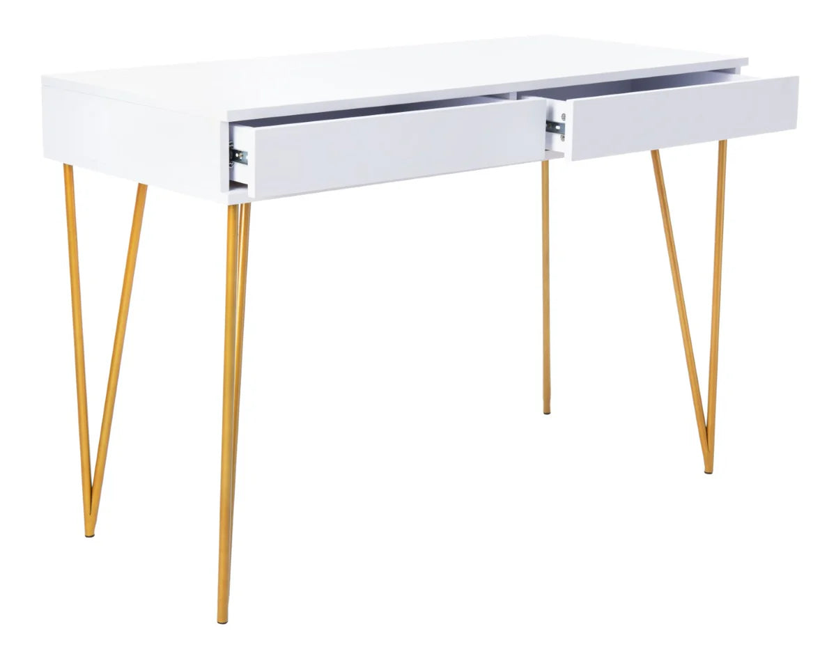 Pine Two-Drawer Desk - Functional and Stylish Workspace for Modern Home Offices