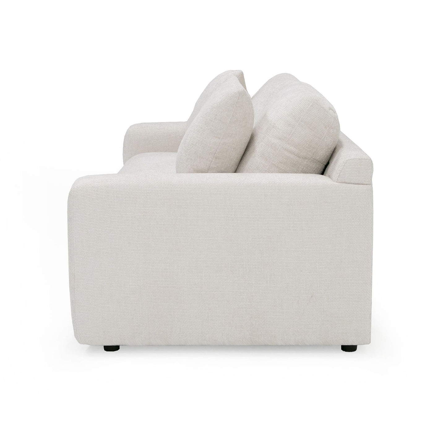 Divani Casa Gloria - Modern White Fabric Sofa