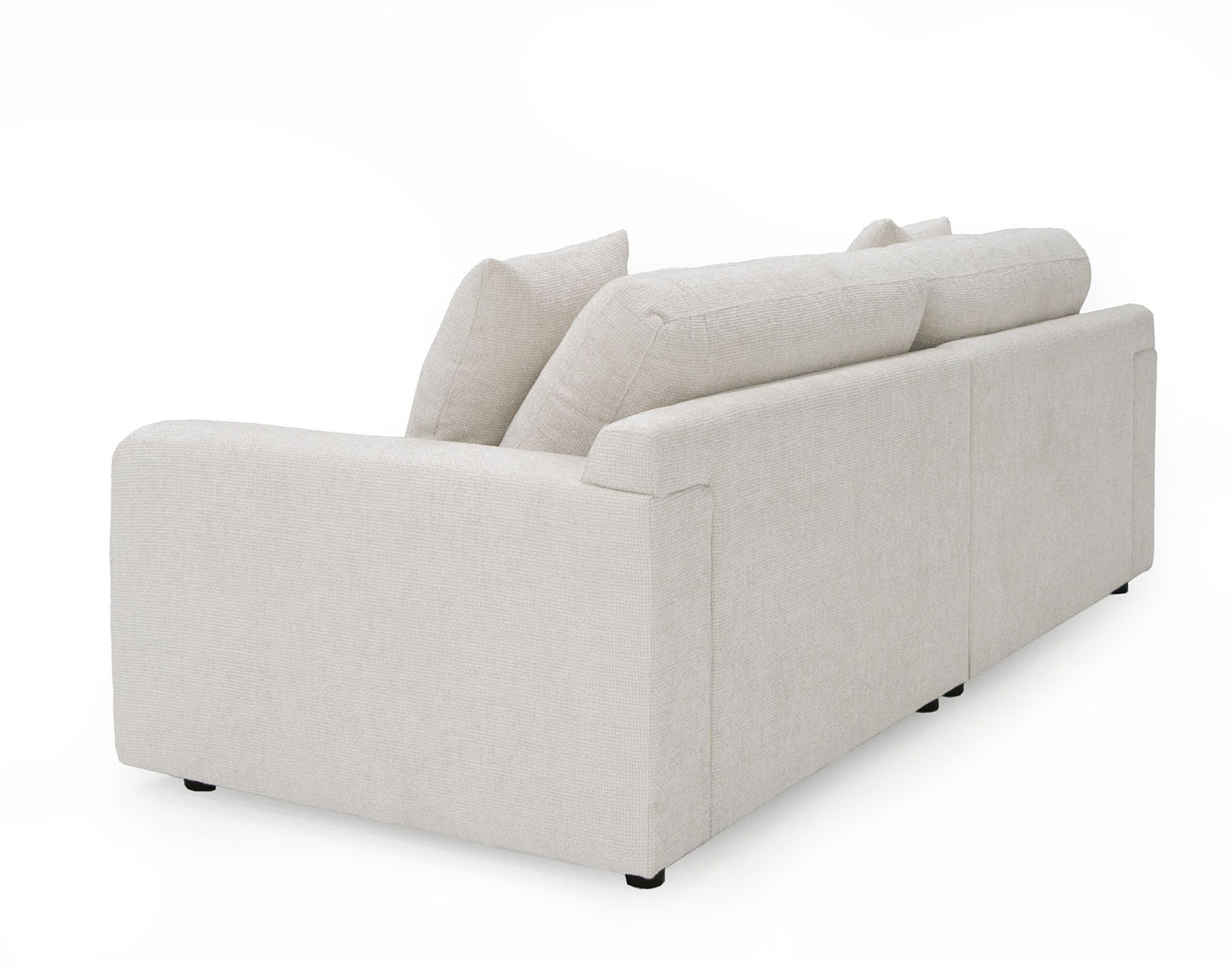 Divani Casa Gloria - Modern White Fabric Sofa