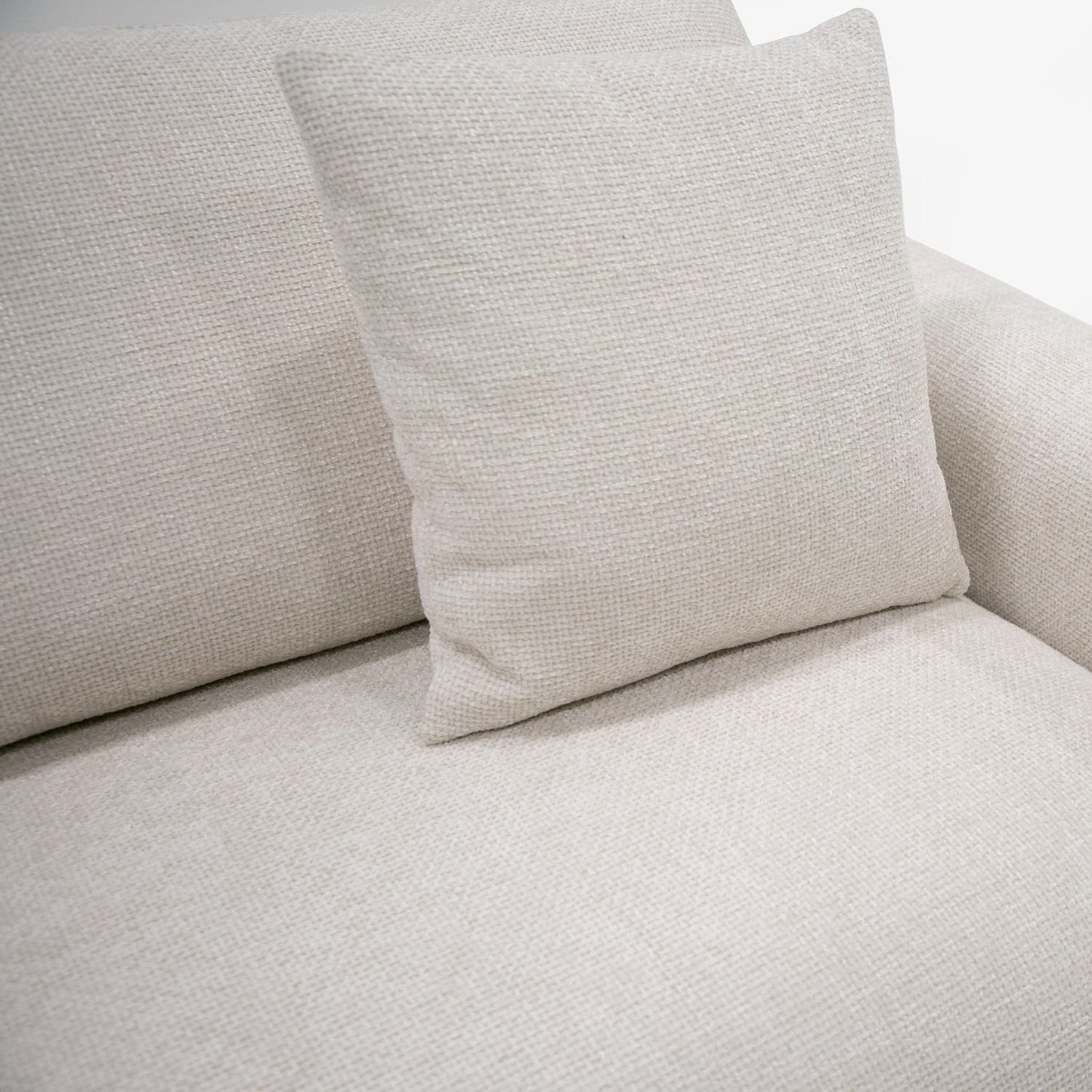 Divani Casa Gloria - Modern White Fabric Sofa
