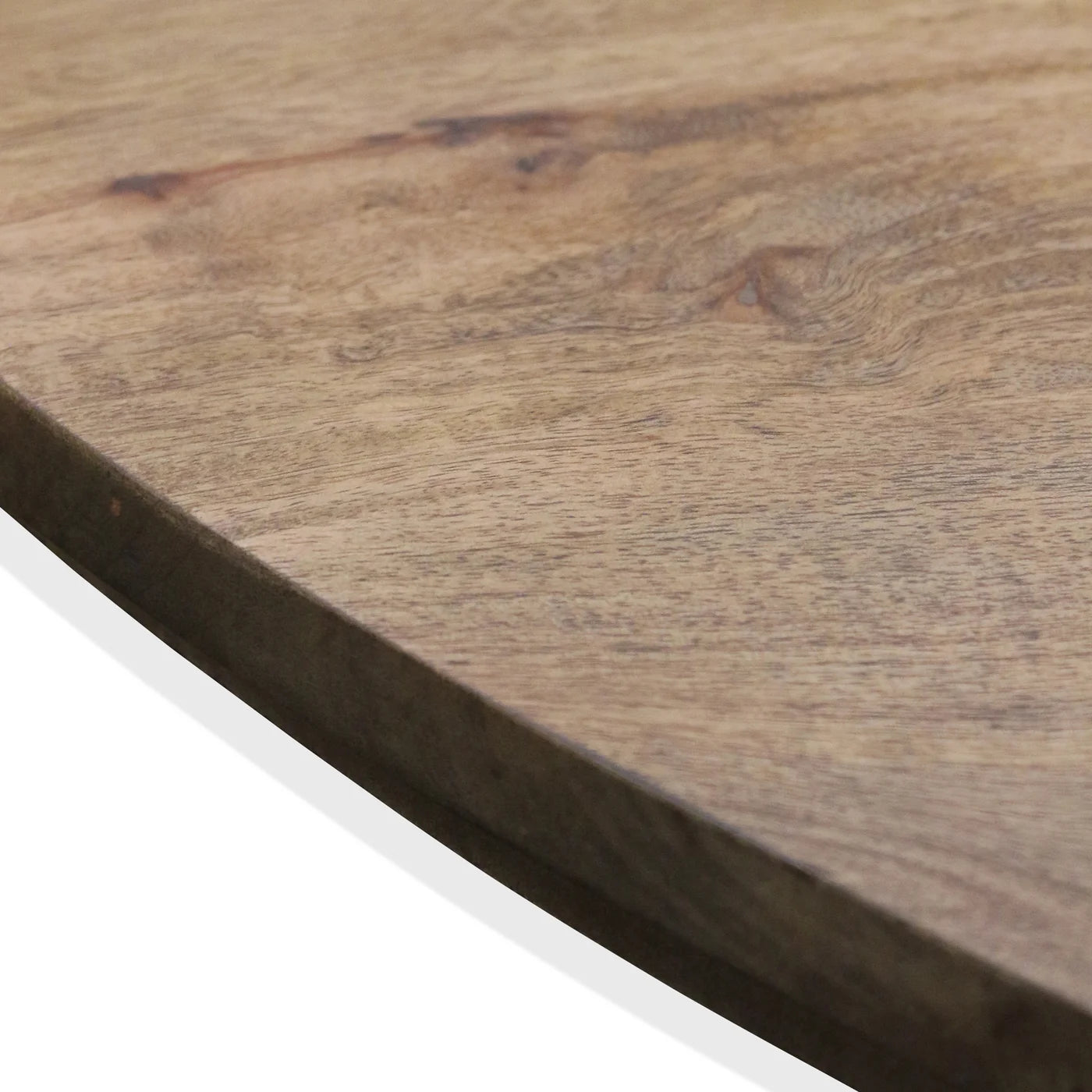 Malec Walnut-Finished Mango Wood Dining Table