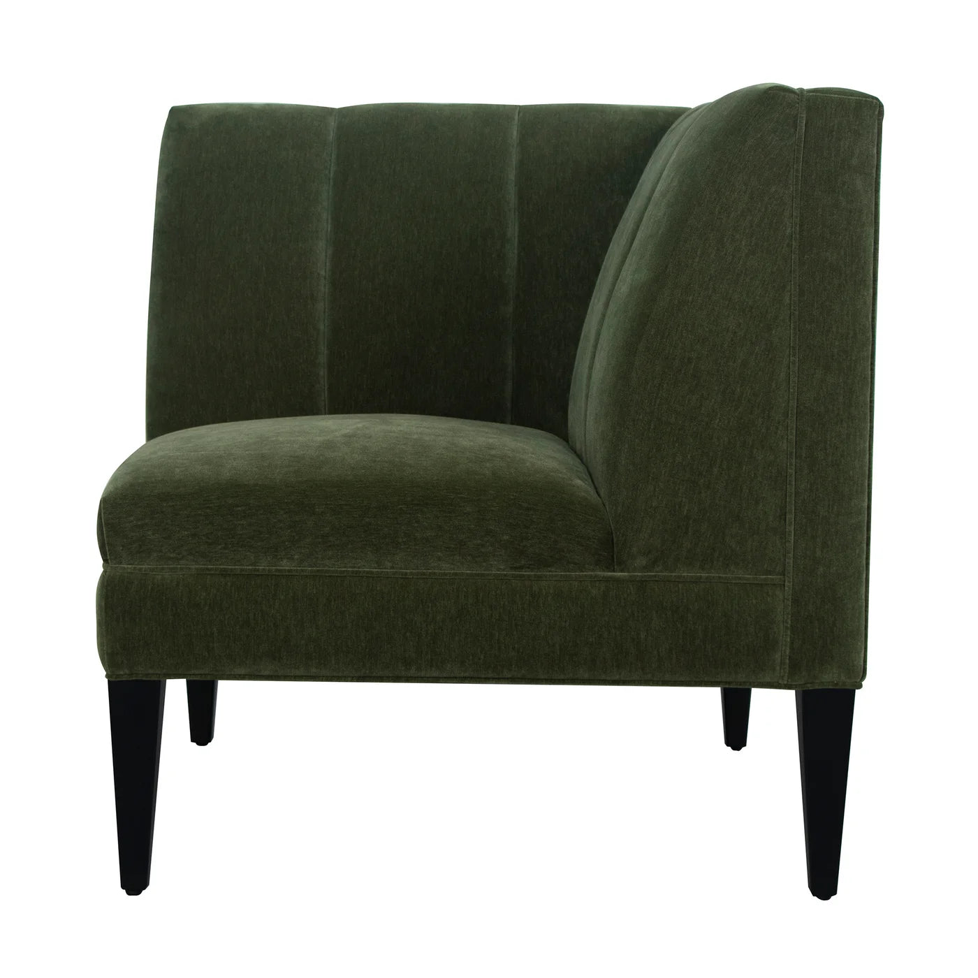 Laren Corner Banquette | Emerald Velvet on Hardwood Frame – Chic and Comfortable Seating for Stylish Corner Spaces