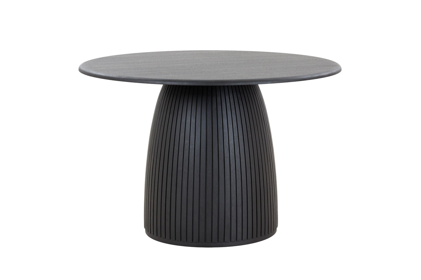 Modrest - Lander Modern Mid Century Black Oak Round Dining Table