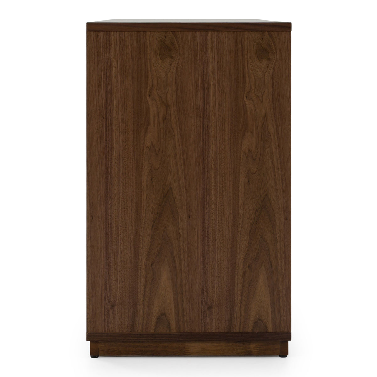Jagger Walnut 6-Drawer Dresser with Built-in Bookshelves
