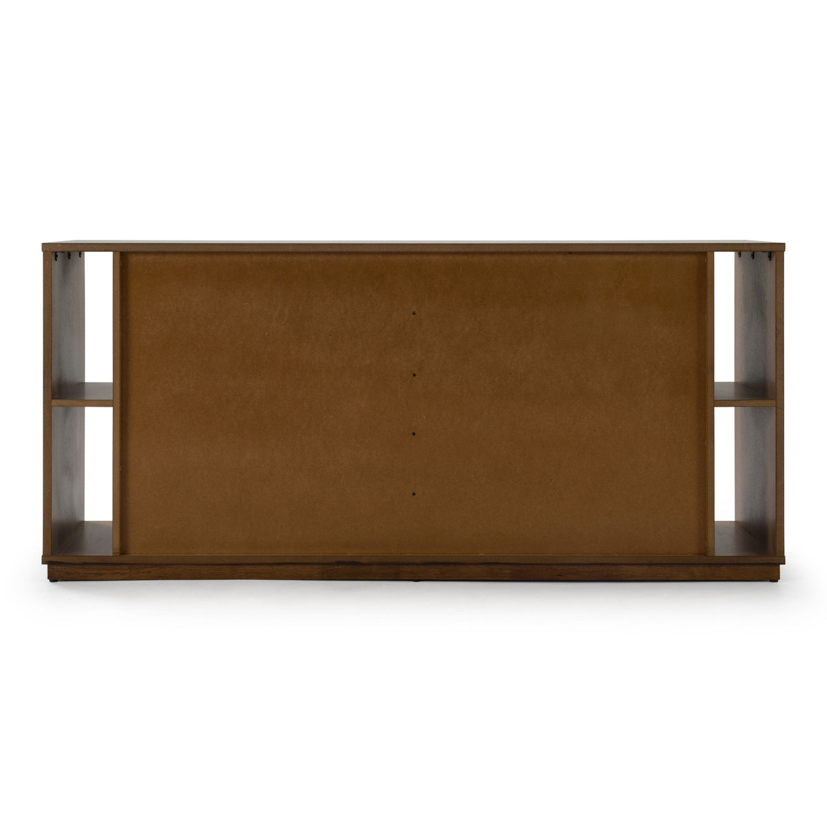 Jagger Walnut 6-Drawer Dresser with Built-in Bookshelves