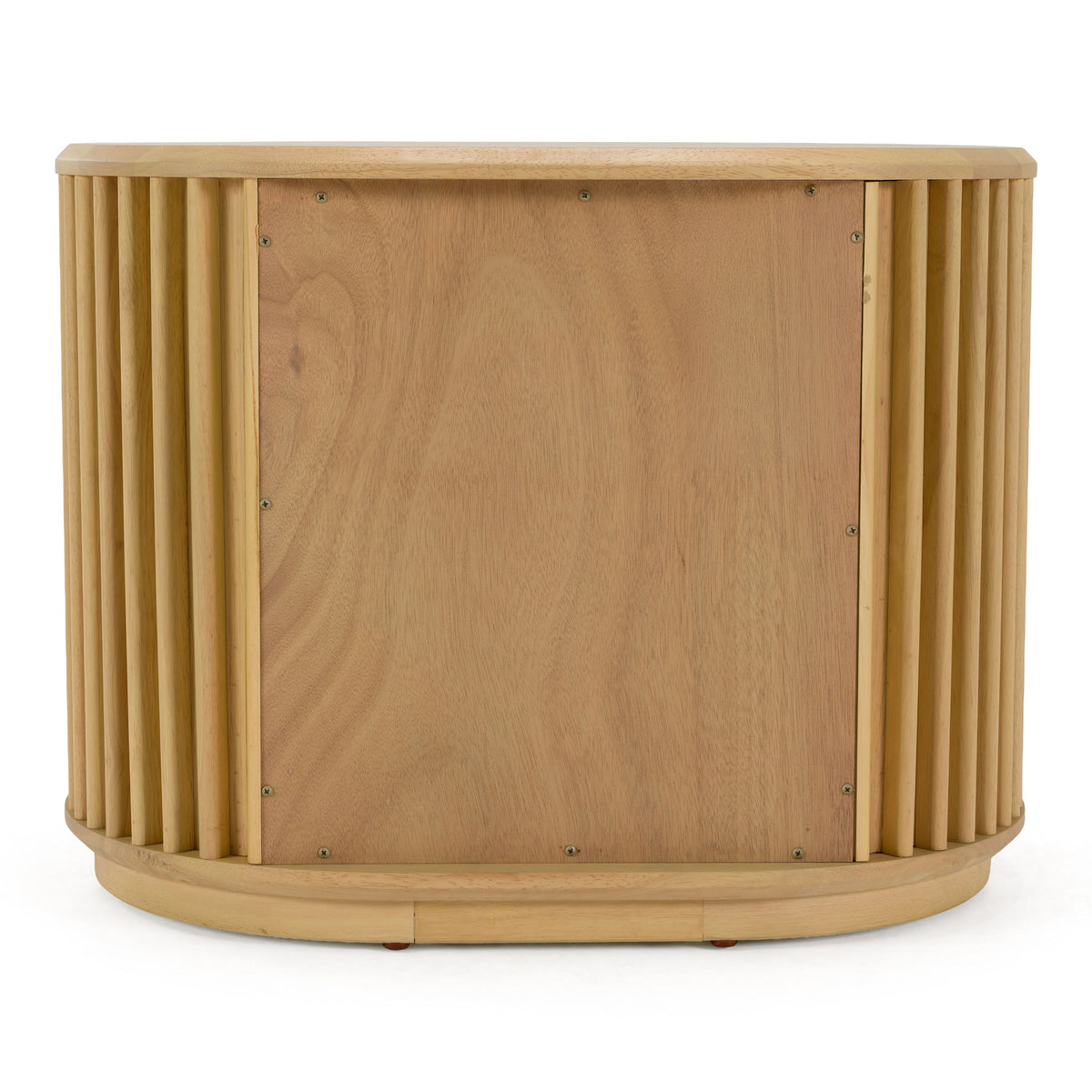 Kayce Modern Natural Oak 2‑Drawer Nightstand with Wood Pulls