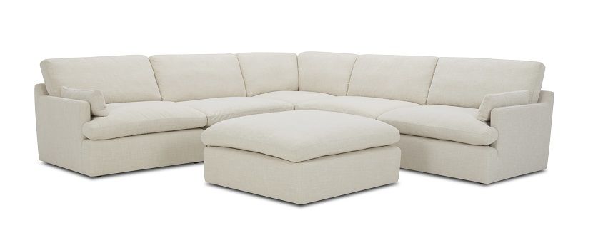 Divani Casa Danica - Modern Beige Sectional Sofa