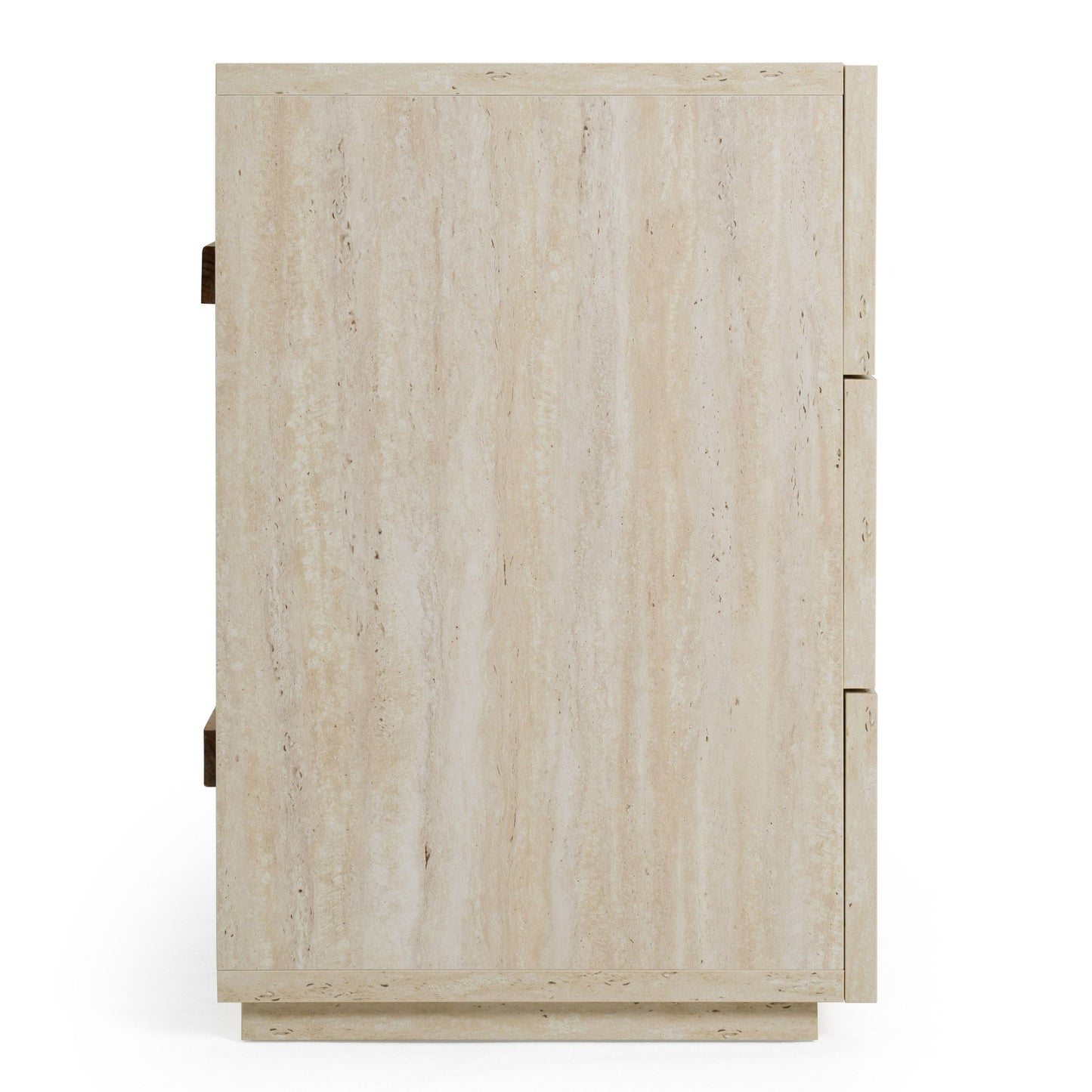 Lamod Italia Lago Modern Faux Travertine Dresser – Contemporary Bedroom Storage
