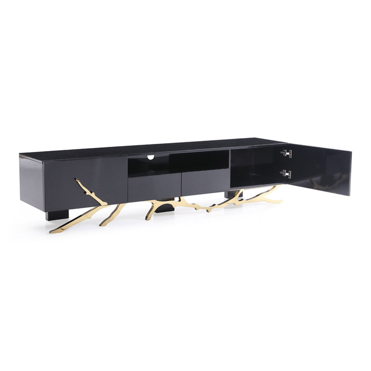 Legend Black and Gold TV Stand