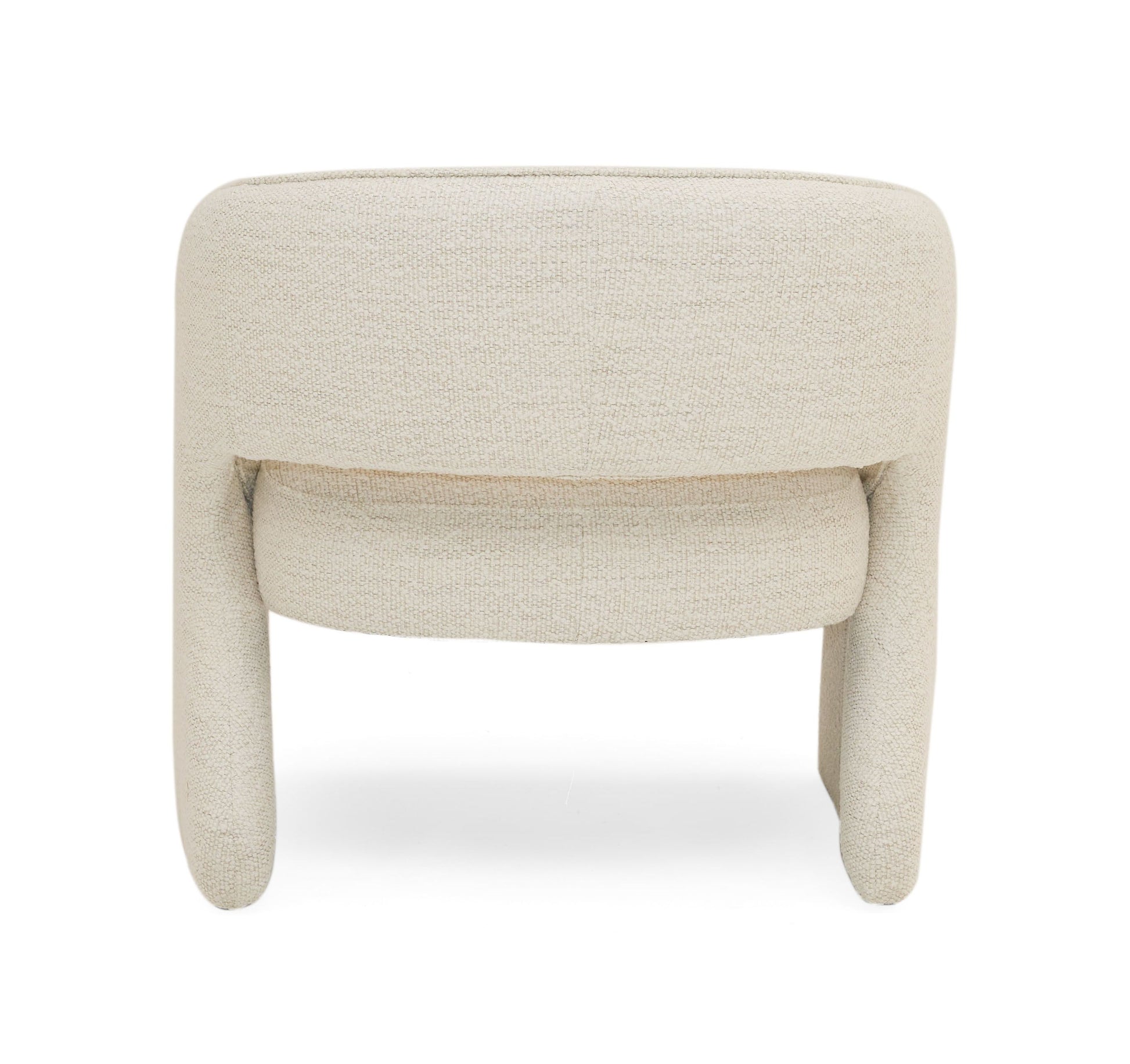 Modrest Luby - Modern Cream Fabric Accent Chair - Stylish Design Furniture