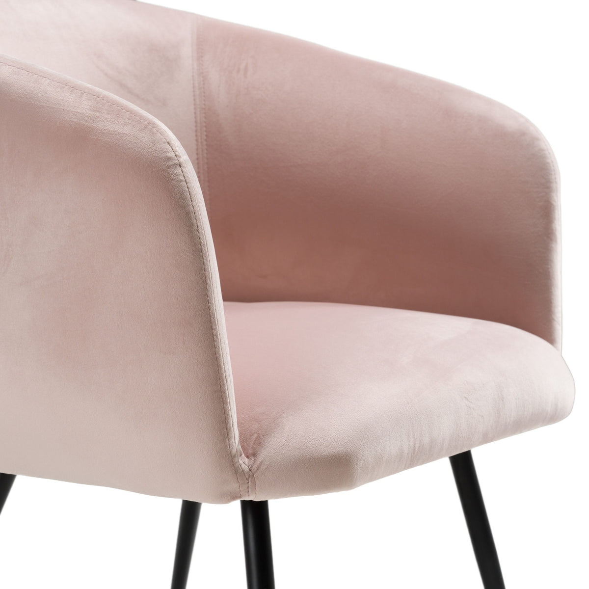 Conroy Luzerne Modern Black Pink Dining Table Set