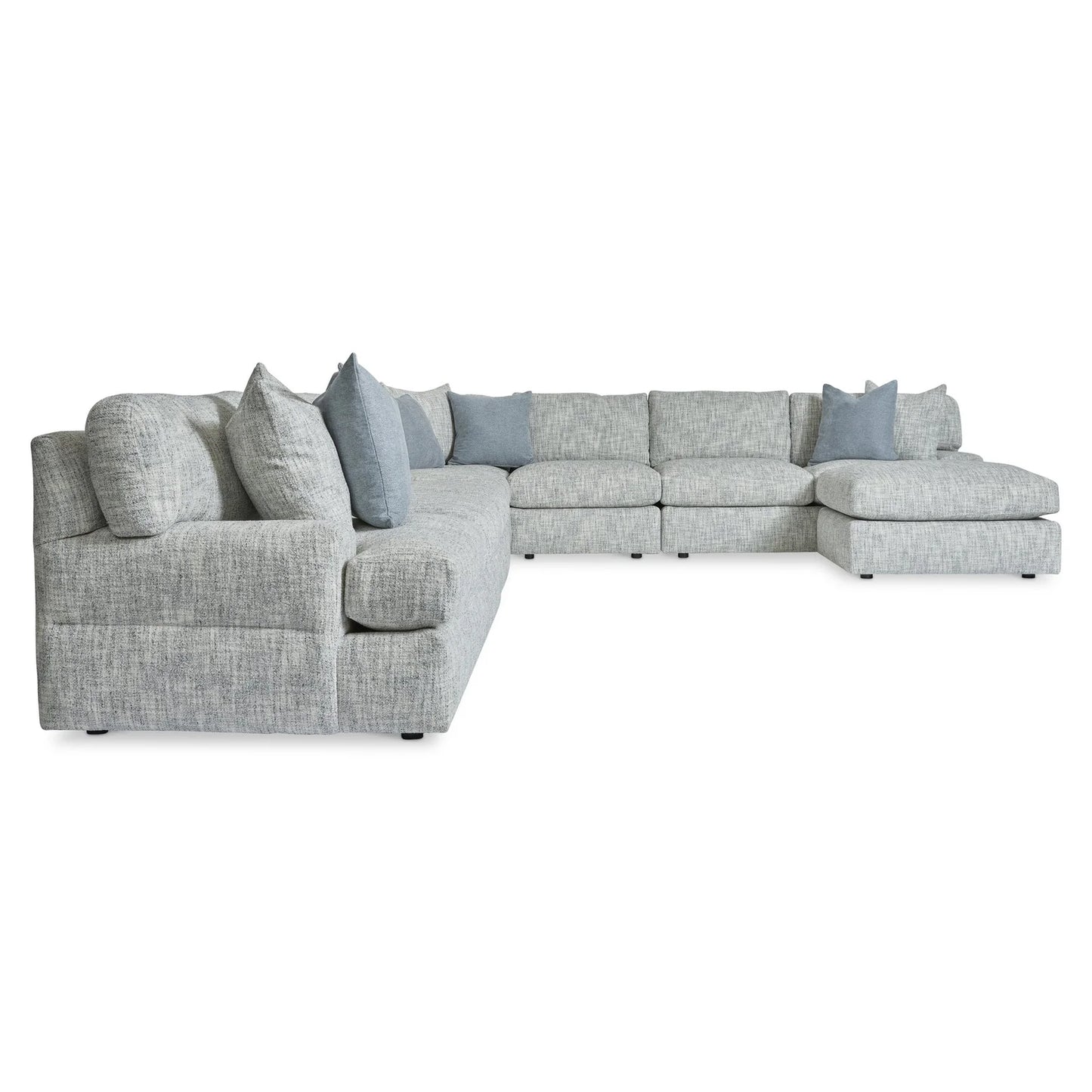 Serena Fabric Sectional – Modern, Plush Sectional Sofa for Stylish Living Rooms
