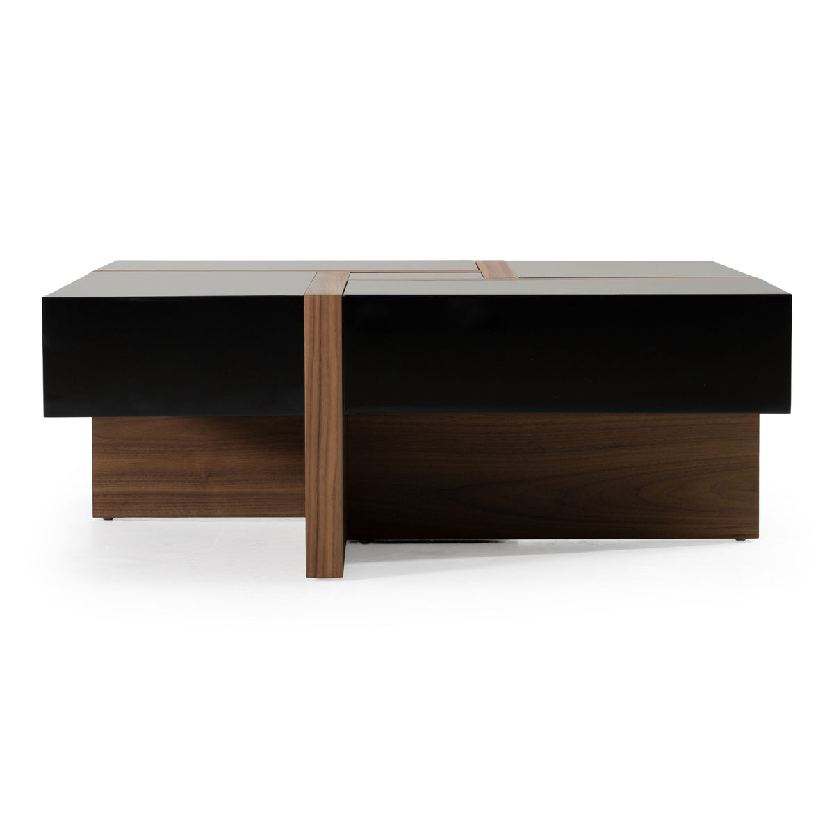 Makai Black and Walnut Coffee Table