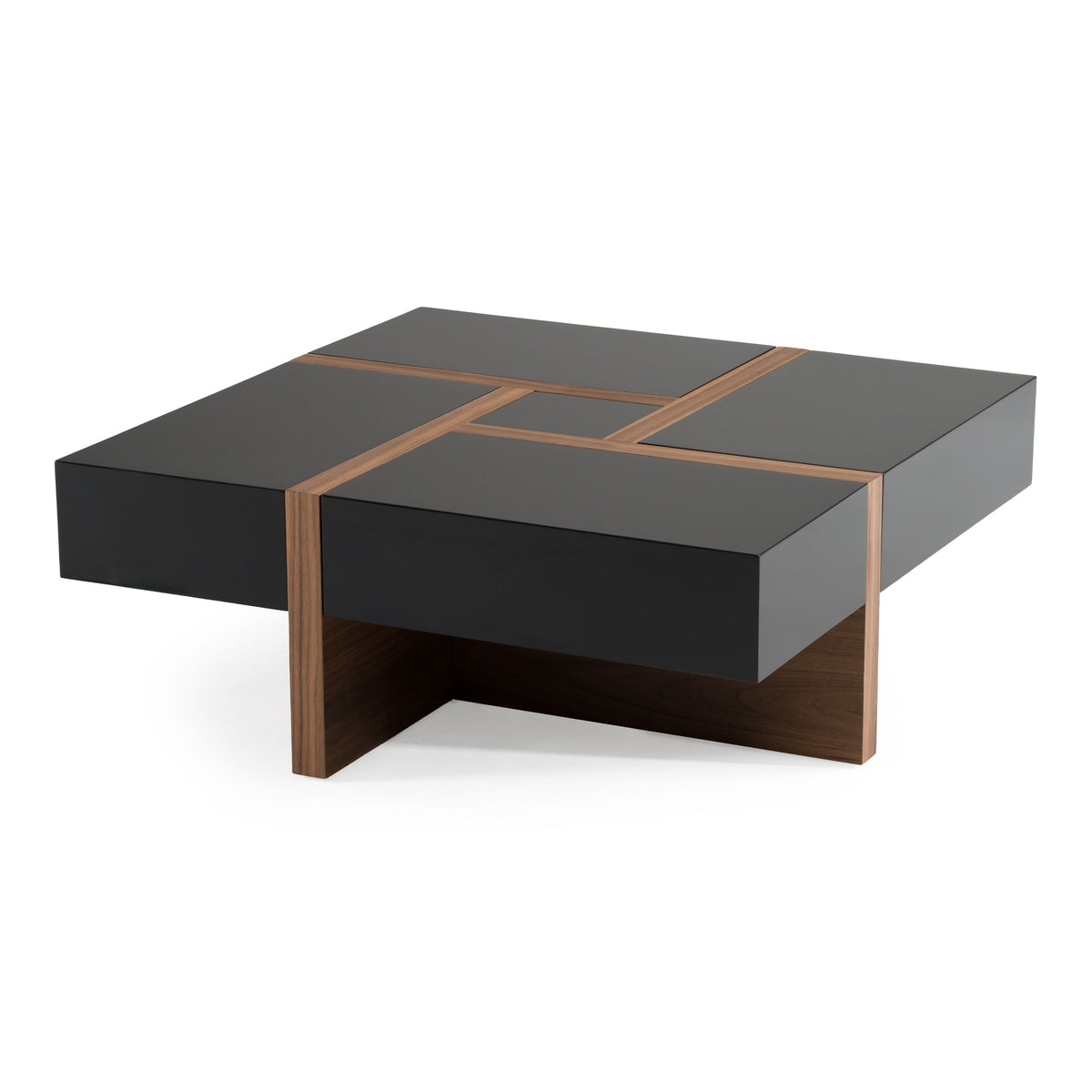 Makai Black and Walnut Coffee Table