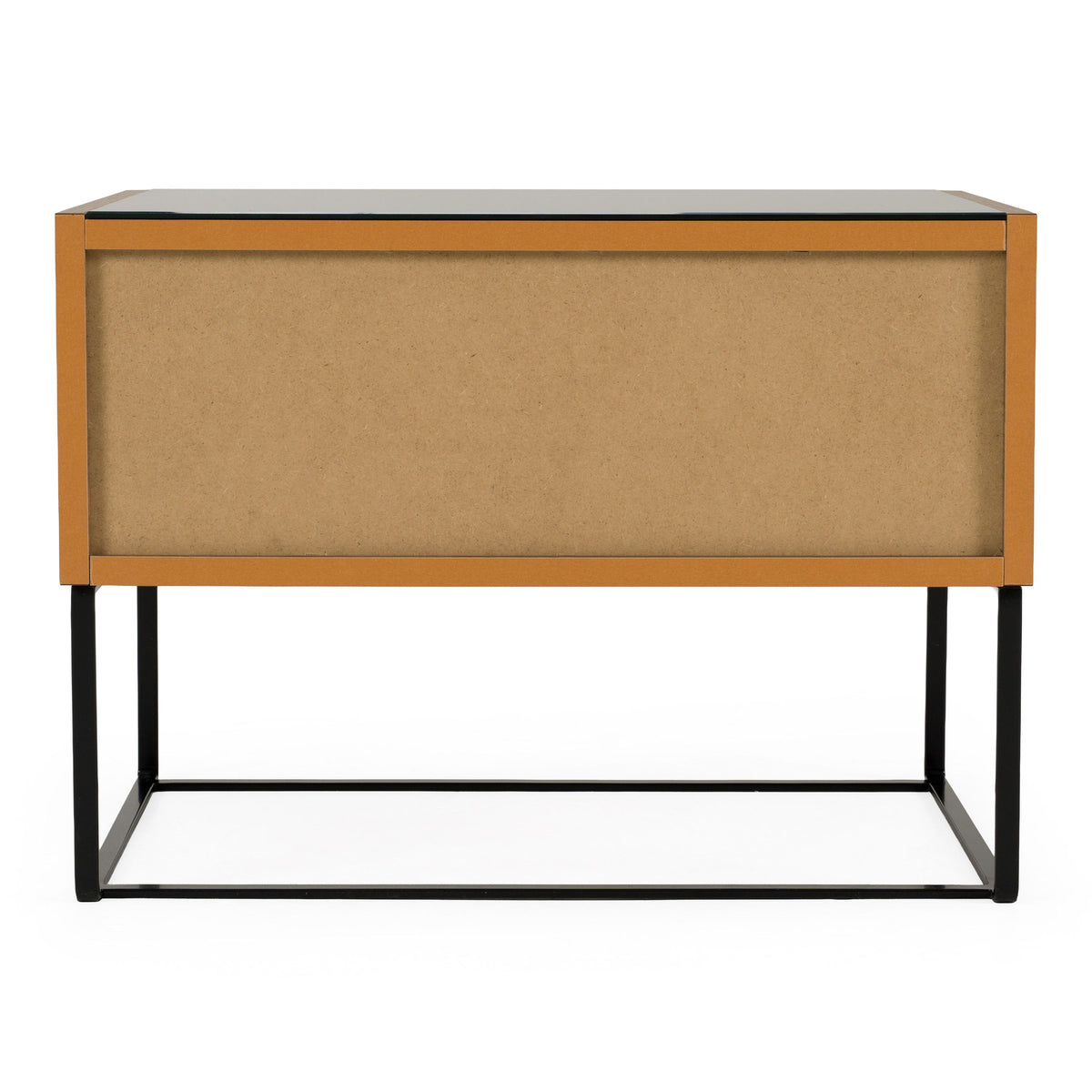 Matteo Italian Walnut with Fabric Bed and Nightstands