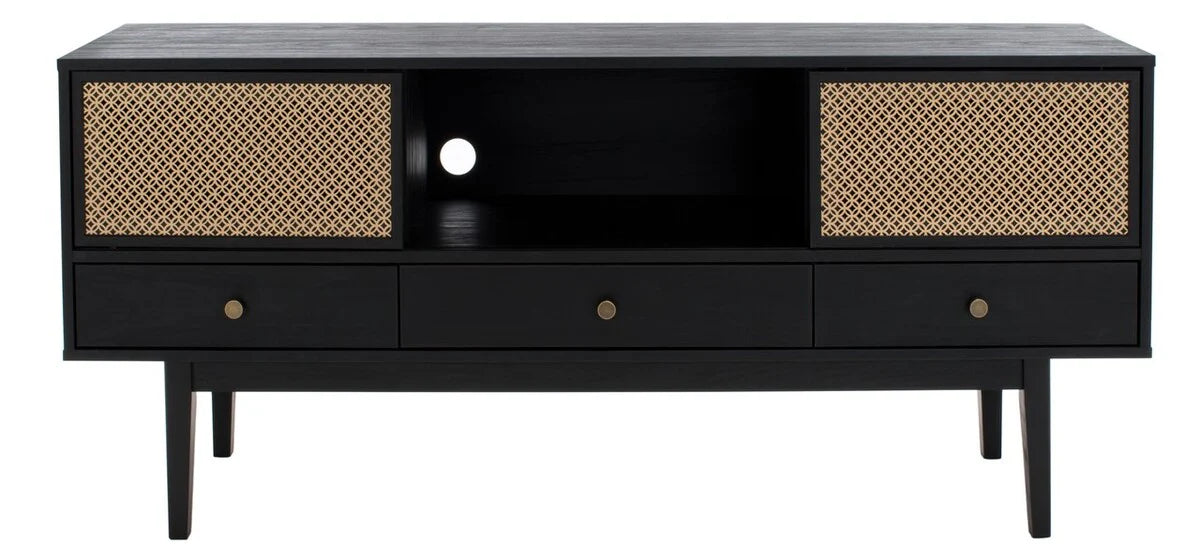 Ceu 3 Drawer 1 Shelf Media Stand - Stylish TV Console with Ample Storage