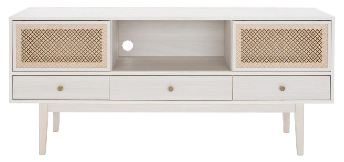 Ceu 3 Drawer 1 Shelf Media Stand - Stylish TV Console with Ample Storage