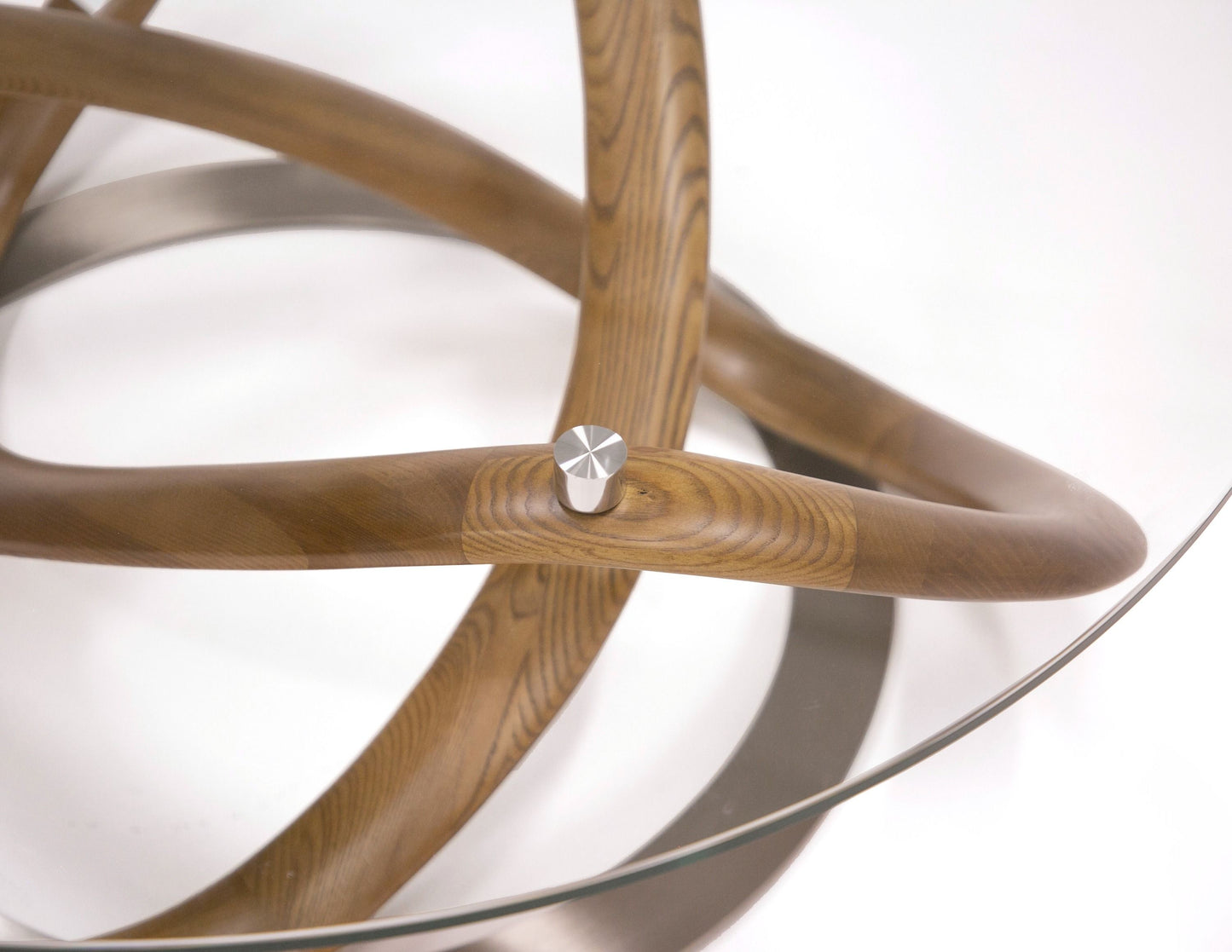 Modrest Michele - Modern Glass Walnut Coffee Table - Stylish Design Furniture