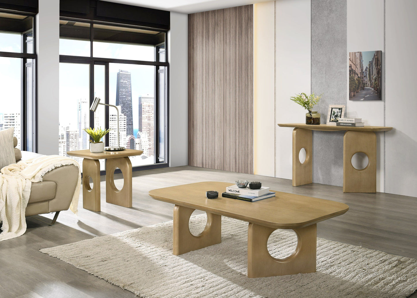 Nova Domus Oshana - Modern White Oak End Table