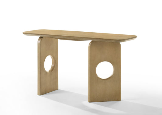 Nova Domus Oshana Modern White Oak Console Table β Elegant Contemporary Entryway Accent
