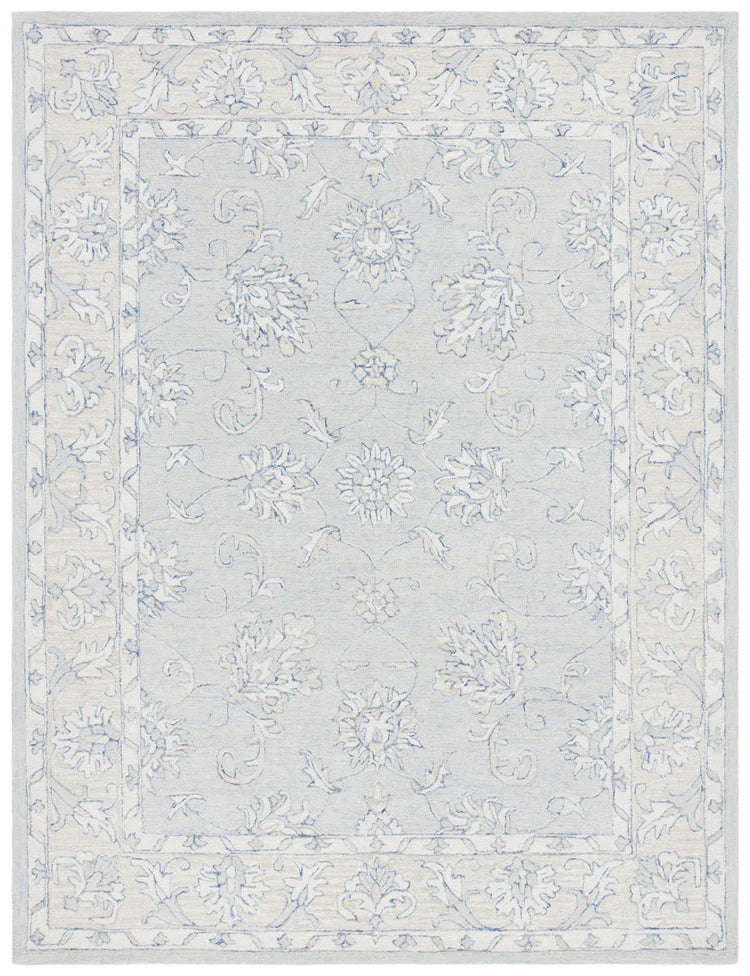 Micro-Loop Contemporary Hand-Tufted Wool Pile Rug - Elegant and Soft Floor Accent with a Modern Design