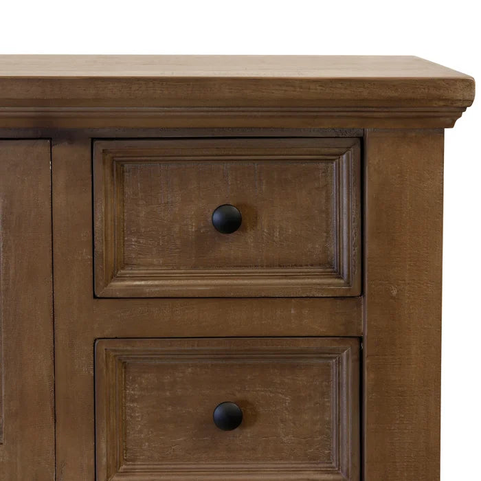 Mailroom Dresser with 6 Drawers and 2 Doors for Stylish Storage and Organization
