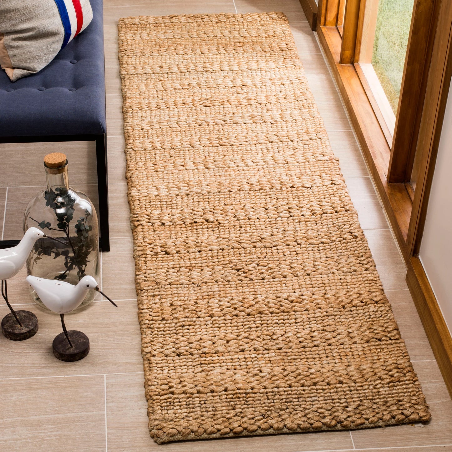 Natural Hand Woven Coastal Rug - Coastal-Inspired Elegance for Your Home Decor