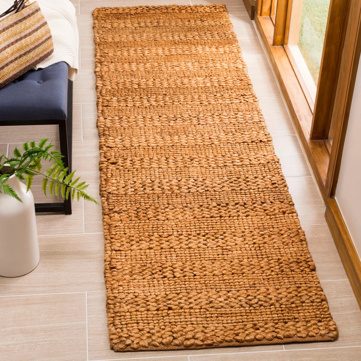 Natural Hand Woven Coastal Rug - Coastal-Inspired Elegance for Your Home Decor