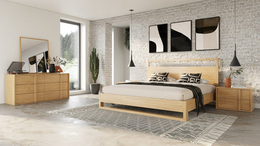 Nova Domus Berlin Modern Natural Oak Bedroom Set