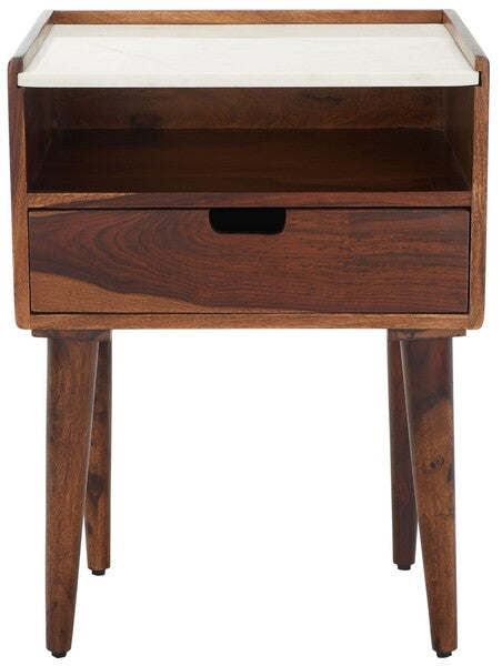 Marion 1-Drawer Nightstand – Modern Minimalist Bedside Table with Storage