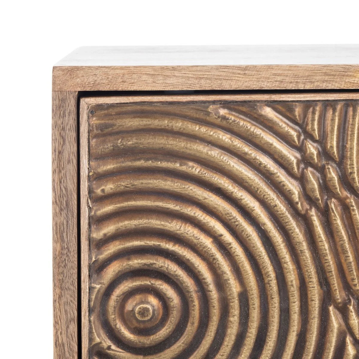 Solene 1 Drawer Textured Nightstand - Elegant and Functional Bedroom Storage Piece