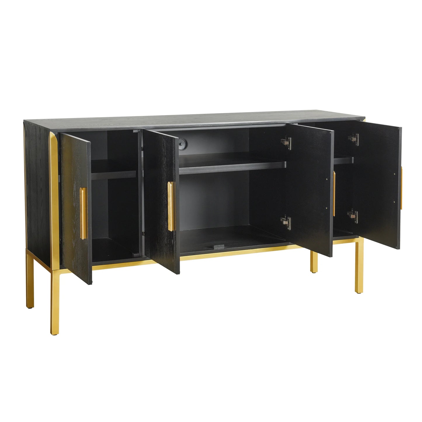 Encore 4 Doors Metal Legs Sideboard