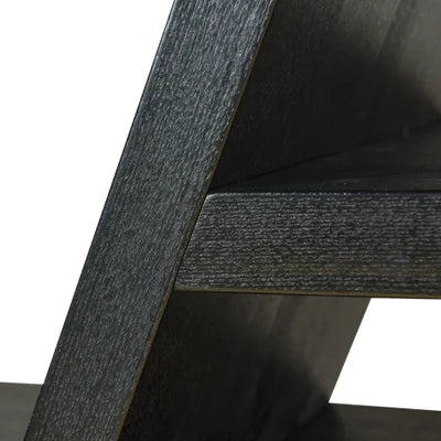 Ebony Woodgrain Wooden Room Divider by Norman Wyatt Home for Stylish Interior Separation