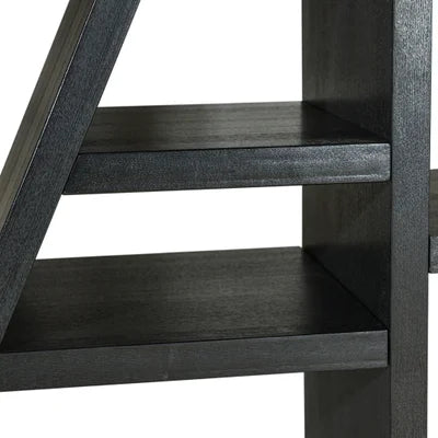 Ebony Woodgrain Wooden Room Divider by Norman Wyatt Home for Stylish Interior Separation