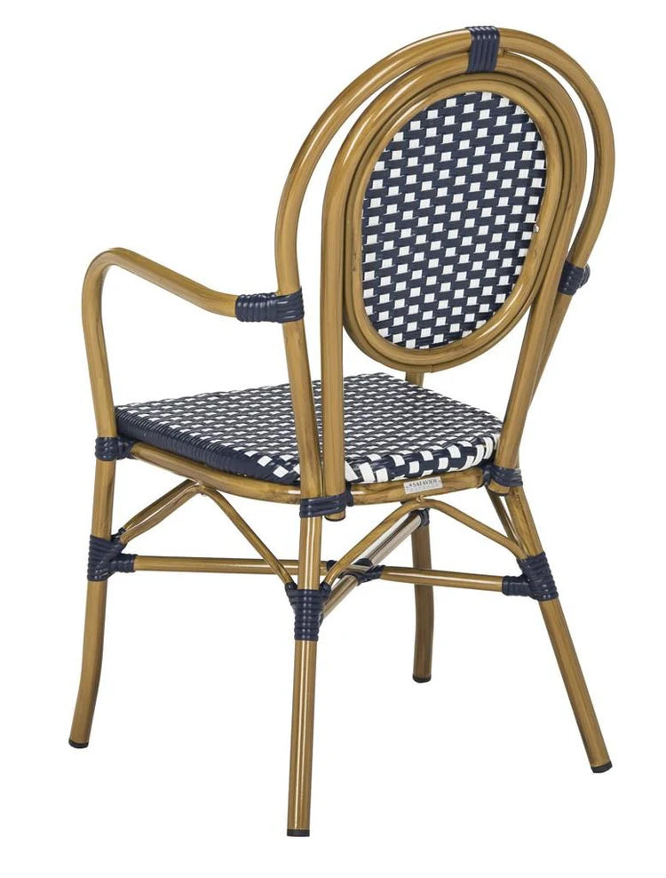 Rosen French Bistro Arm Chair - Classic and Stylish Seating for Indoor or Outdoor Dining