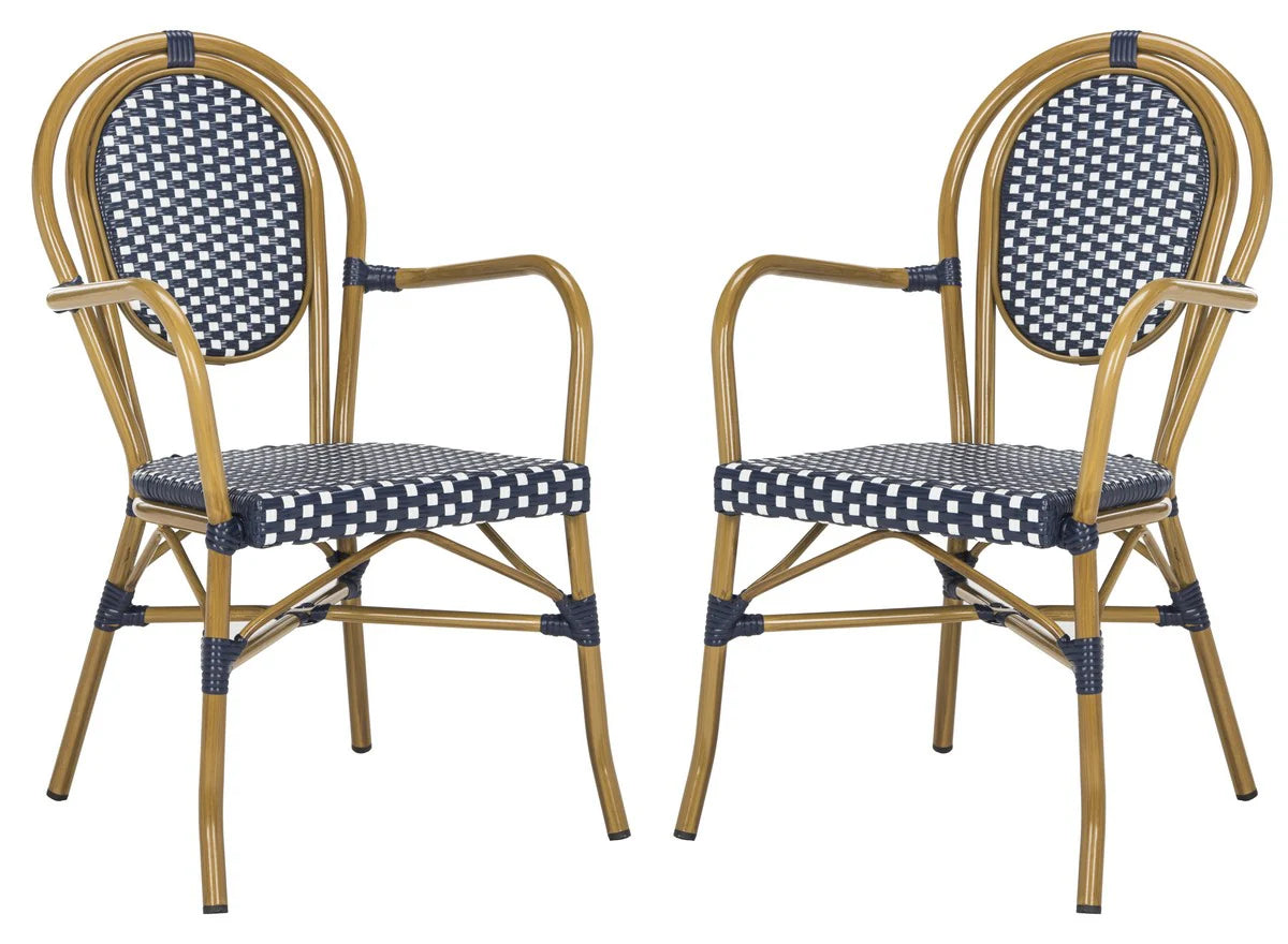 Rosen French Bistro Arm Chair - Classic and Stylish Seating for Indoor or Outdoor Dining