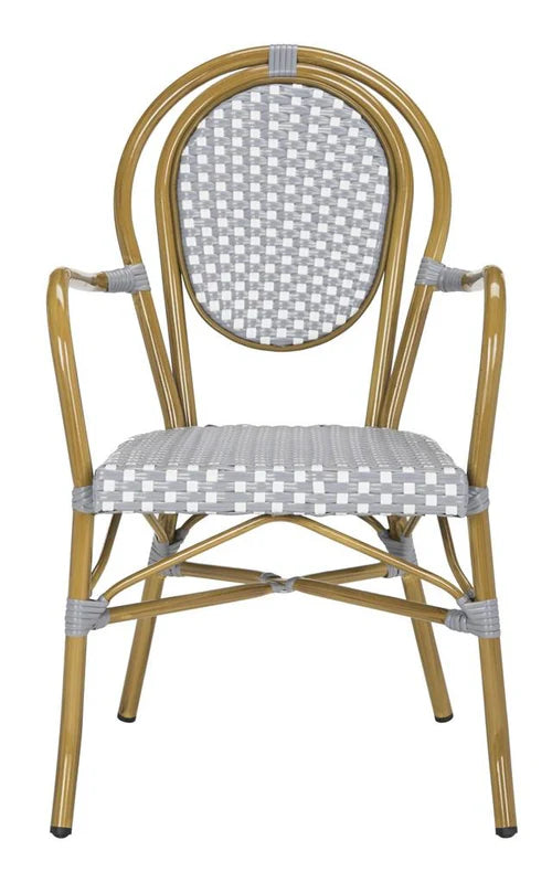 Rosen French Bistro Arm Chair - Classic and Stylish Seating for Indoor or Outdoor Dining