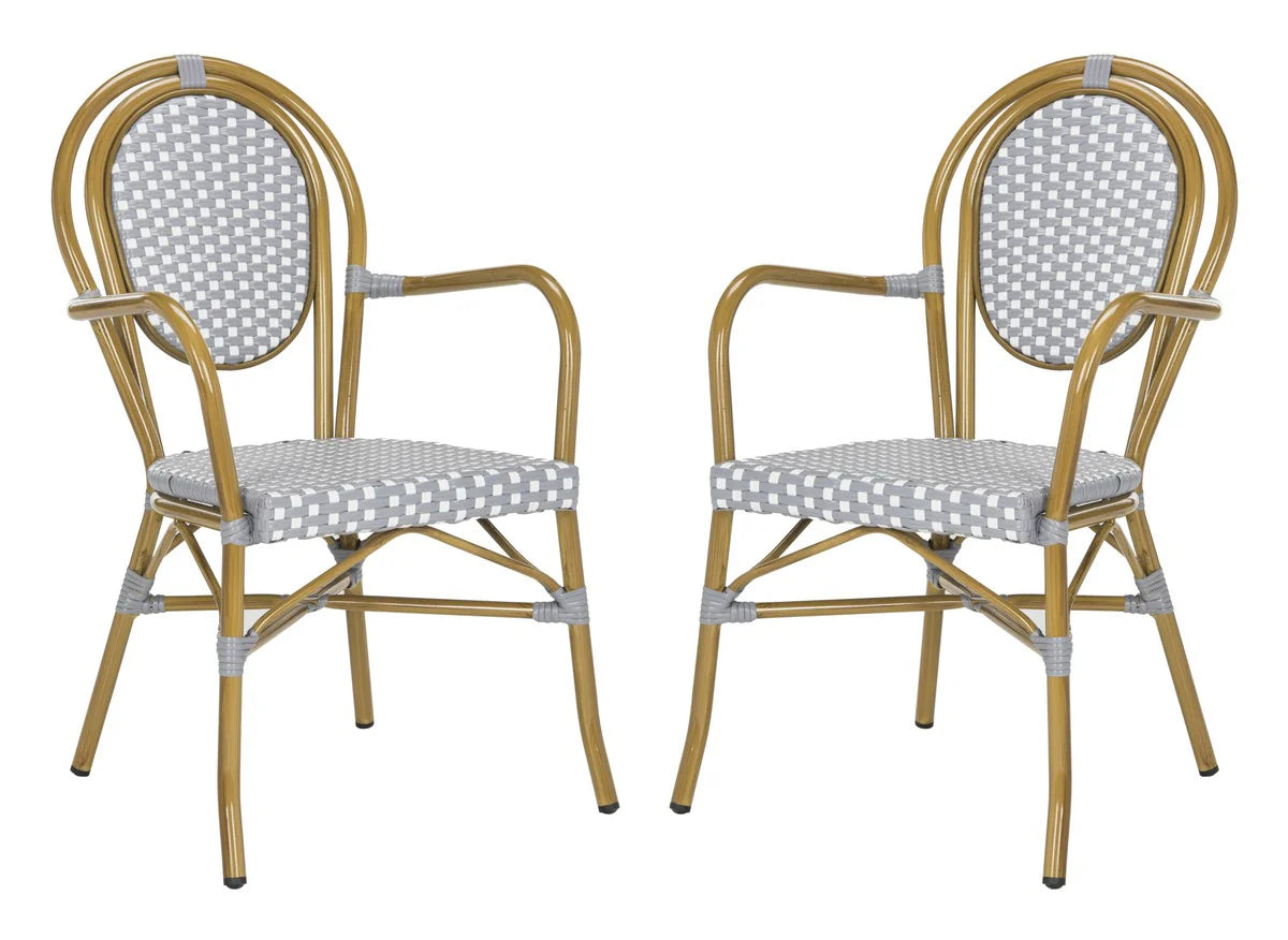Rosen French Bistro Arm Chair - Classic and Stylish Seating for Indoor or Outdoor Dining
