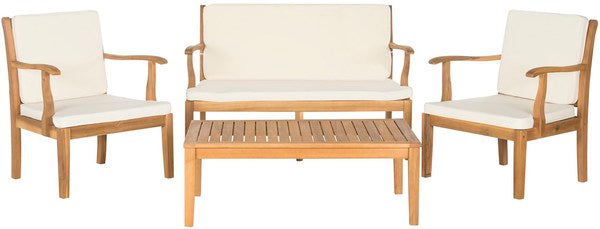 Del Mar 4-Piece Outdoor Set - Elegant Patio Furniture for Stylish Outdoor Living
