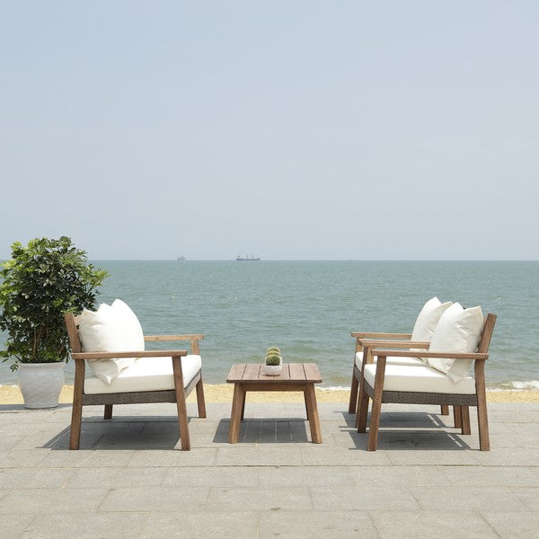 Reid 4 Piece Outdoor Living Set – Stylish & Durable Patio Furniture for Modern Outdoor Spaces
