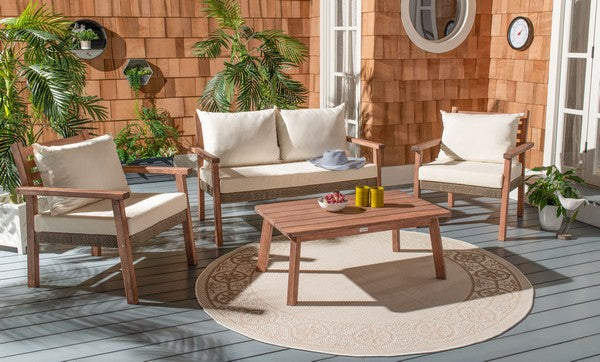Reid 4 Piece Outdoor Living Set – Stylish & Durable Patio Furniture for Modern Outdoor Spaces