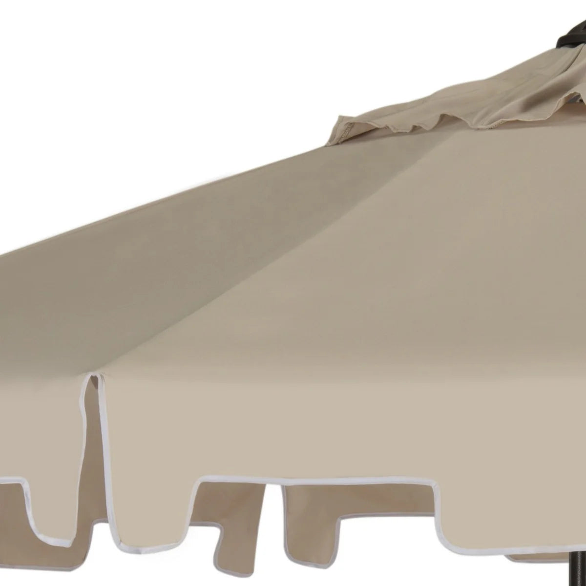 UV Resistant Zimmerman 9 Ft Crank Market Umbrella with Auto Tilt - Stylish Outdoor Shade for Patios and Decks