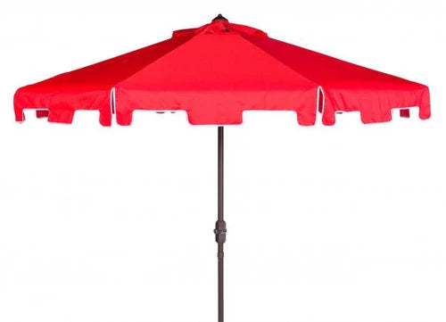 UV Resistant Zimmerman 9 Ft Crank Market Umbrella with Auto Tilt - Stylish Outdoor Shade for Patios and Decks