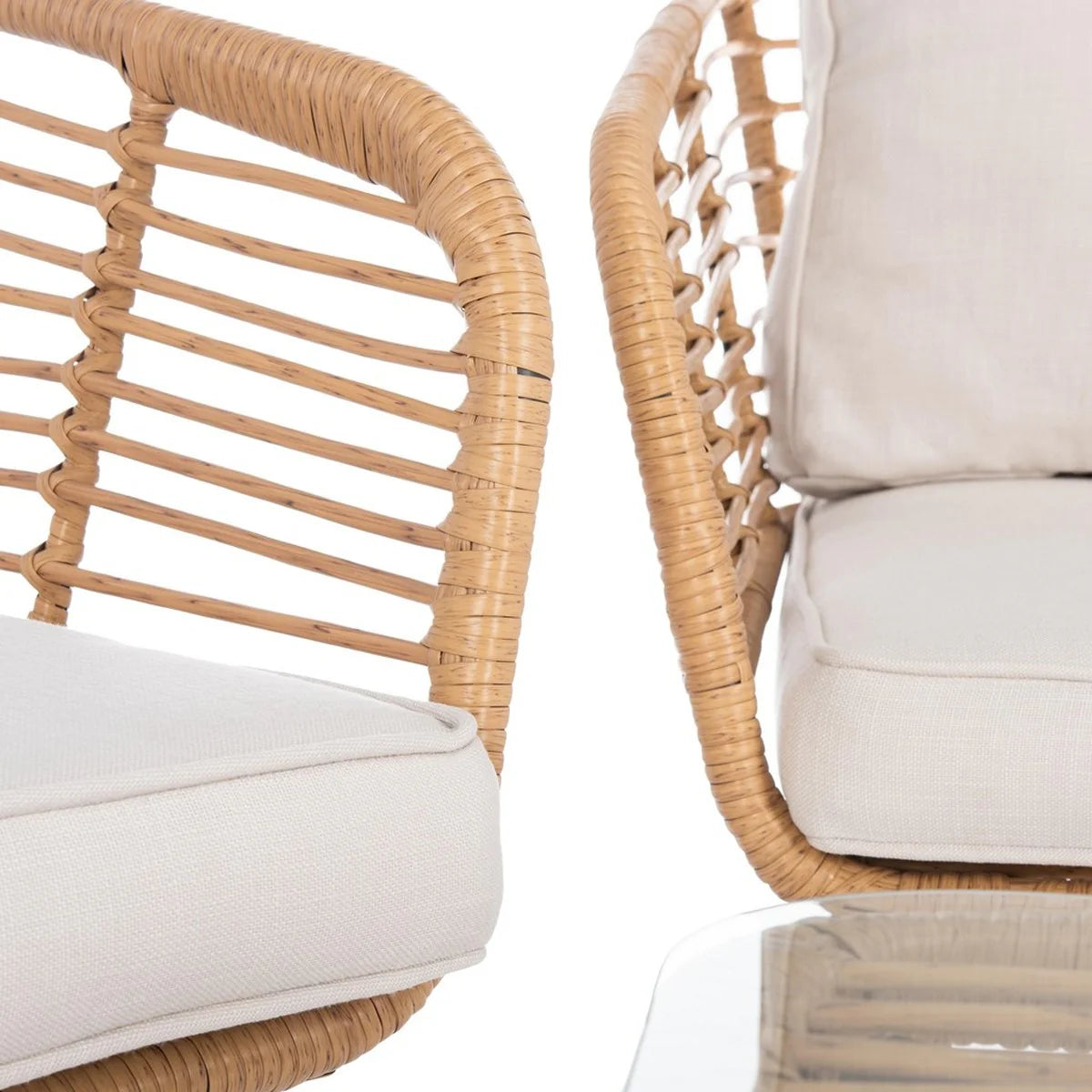 Harrley 4-Piece Outdoor Living Set – Comfortable and Contemporary Seating for Relaxed Outdoor Gatherings