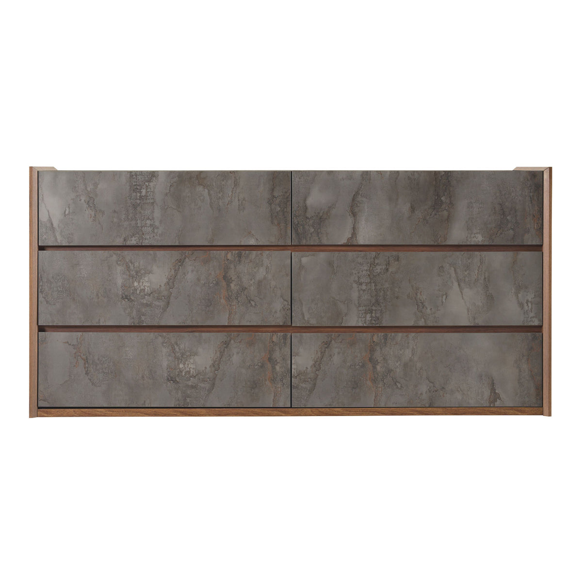Rado Walnut and Stucco Horizontal dresser