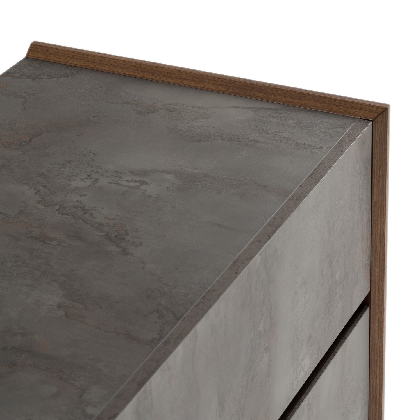 Rado Walnut and Stucco Horizontal dresser