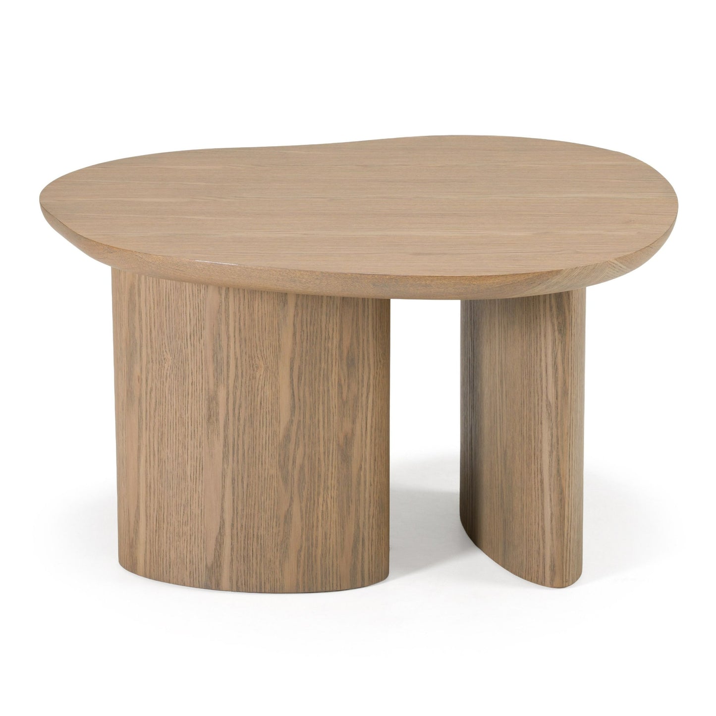 Modrest Raywood Modern 3-Piece Nesting Coffee Table Set – Buckwheat & Onyx Finish