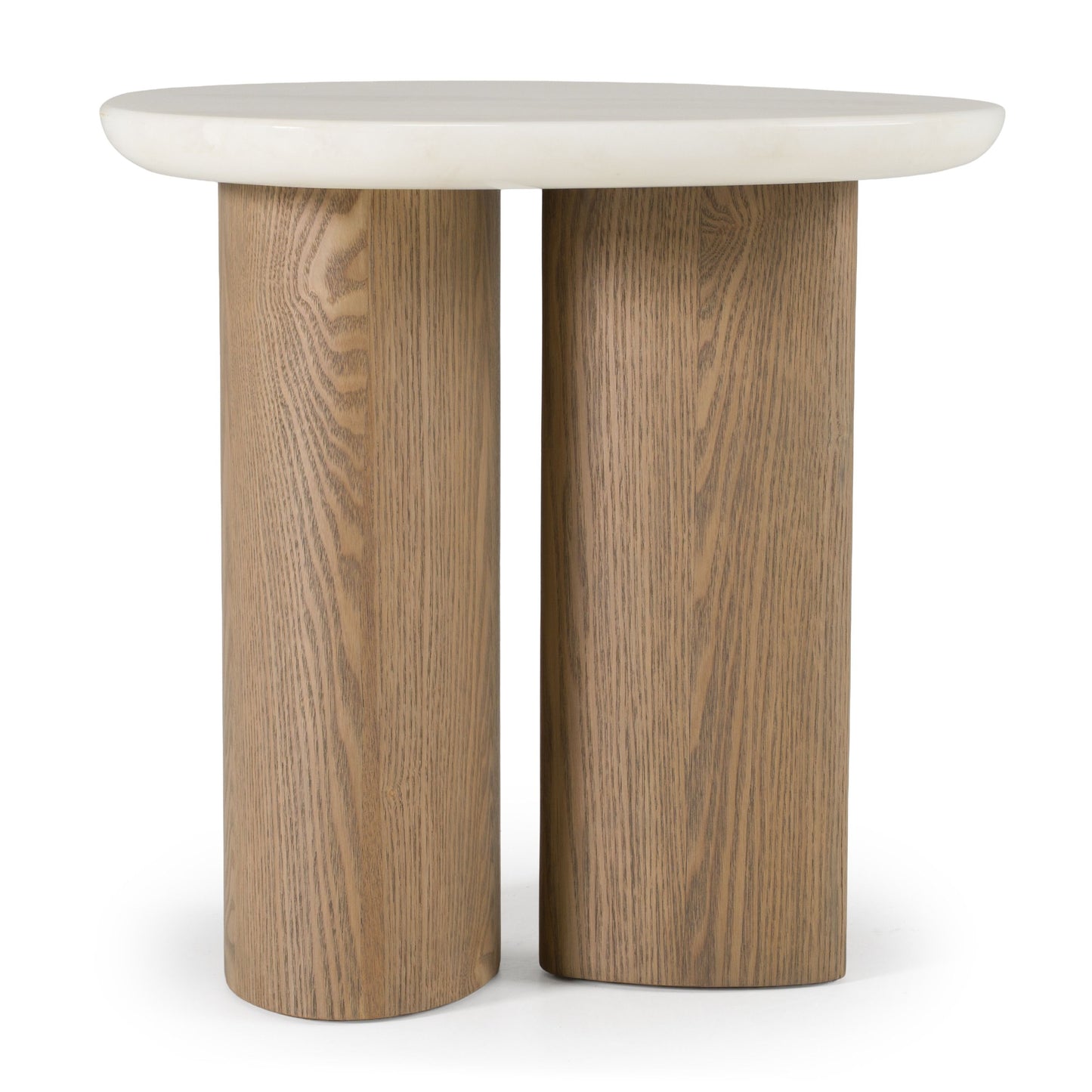 Modrest Raywood Onyx Marble End Table – Modern Accent Furniture